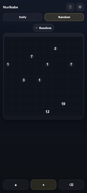 Nurikabe - Island Logic Puzzle Screenshot 1