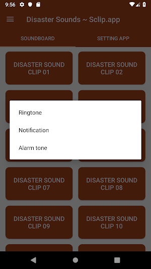 Disaster Sound Collections ~ Sclip.app Screenshot 2