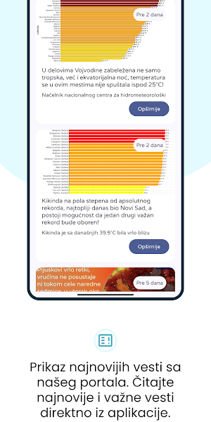 VojvodinaMeteo: Vreme i radar Screenshot 3