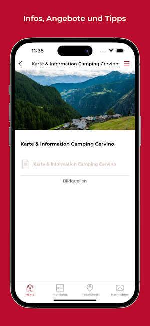 Camping Cervino Screenshot 1