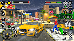US Taxi Car Parking Simulator Screenshot 0