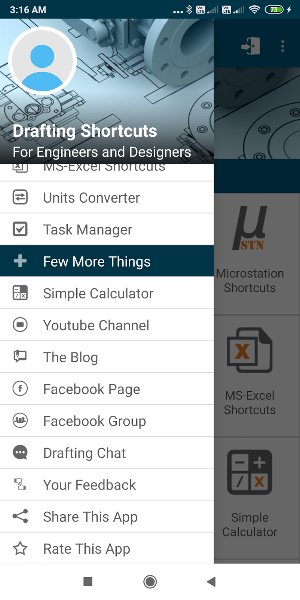 Drafting Shortcuts Adfree Screenshot 1