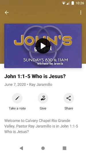 Calvary Chapel Rio Grande Screenshot 2