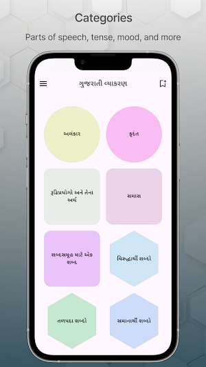 Gujarati Grammar Practice Screenshot 0