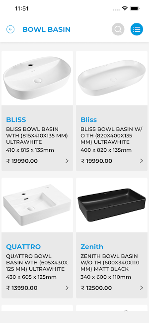 Parryware Digital Catalogue Screenshot 2