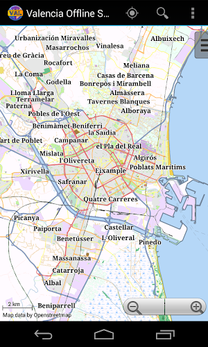 Valencia Offline City Map Screenshot 0