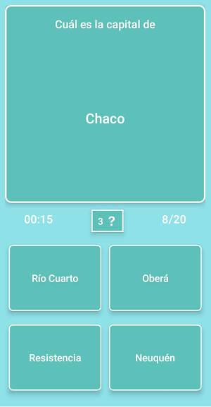 Mapa de Argentina - Quiz Screenshot 1