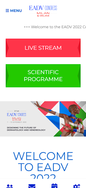 EADV Congress 2022 Screenshot 1
