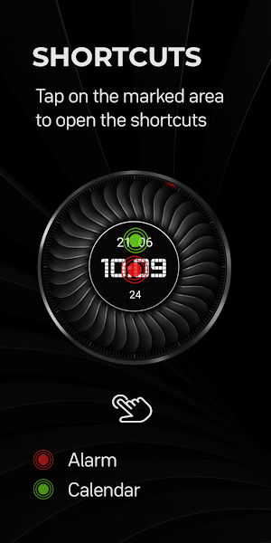 Regarder Jet Turbine WatchFace Screenshot 2