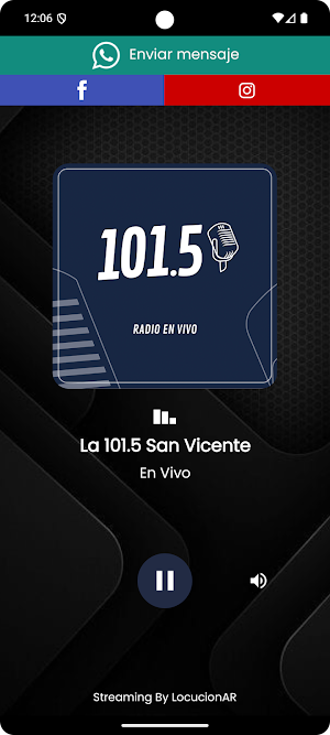 La 101.5 San Vicente Screenshot 0