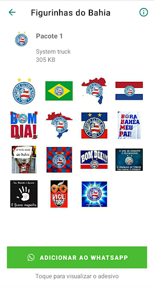 Figurinhas do Bahia Screenshot 0