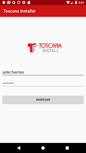 Toscana Installer Screenshot 0