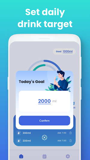 Drink water-Your water tracker Screenshot 0