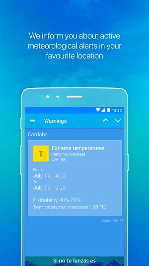 Weather by eltiempo.es Screenshot 3