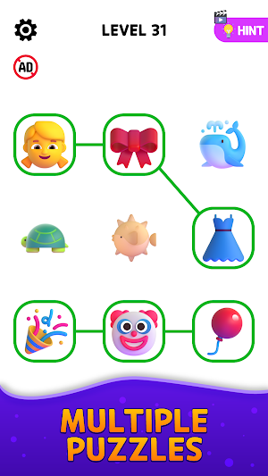 Emoji Puzzle - Connect Puzzle Screenshot 3