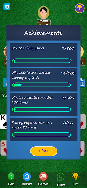 Hearts Card Game Screenshot 3