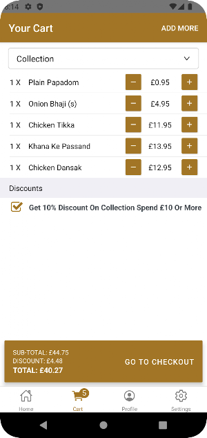 The Rajdoot Marylebone Screenshot 2