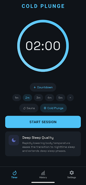 Longy: Sauna Cold Plunge Track Screenshot 1
