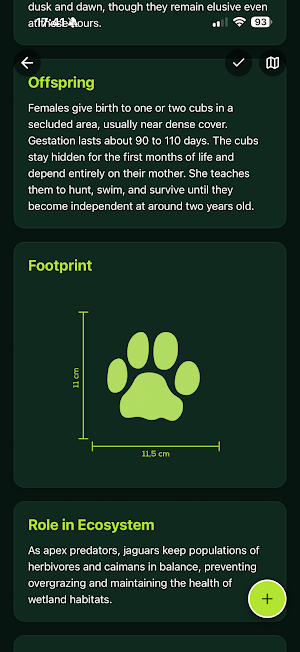 WildGuide: Pantanal Wildlife Screenshot 3