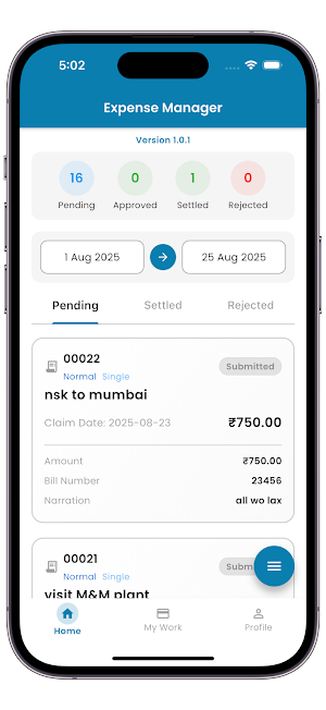 ExpenseManager MitraAgro Screenshot 1