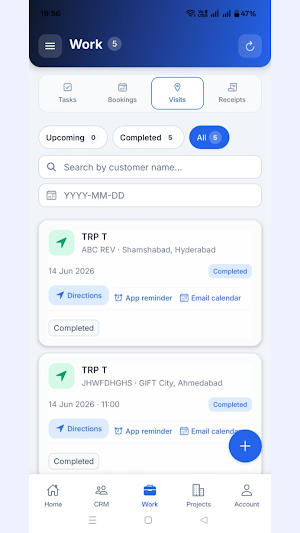 CRM app - Associate Screenshot 2