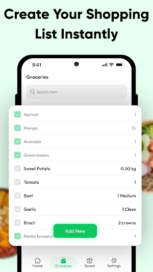Meal Planner & Calorie tracker Screenshot 3