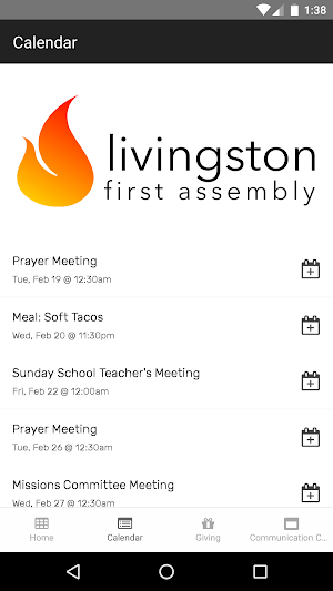 Livingston First Assembly Screenshot 2