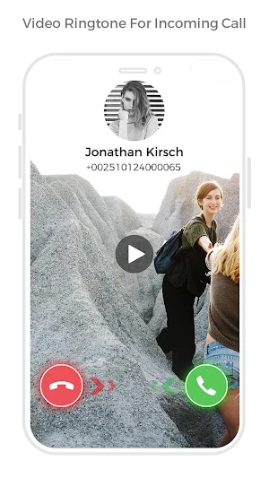 Full Screen Video Ringtone for Incoming Call Screenshot 2