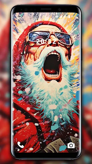 santa claus wallpaper Screenshot 2