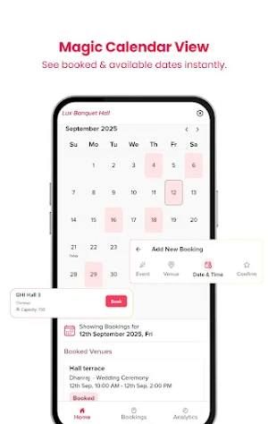 NextEvent: Event Hall Manager Screenshot 1