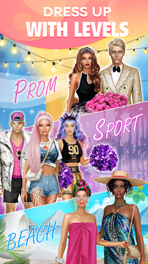 Couple Dress Up with Levels Screenshot 2