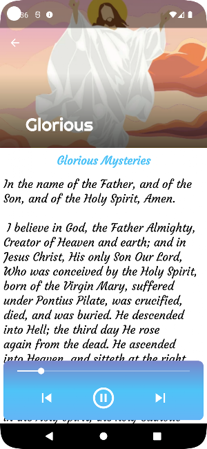 Holy Rosary Audio Traditional Screenshot 2