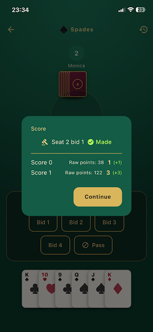 Cross card game Screenshot 2