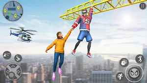 Spider Fight Rope Spider Hero Screenshot 1