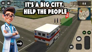 Ambulance Driver Simulator Pro Screenshot 0