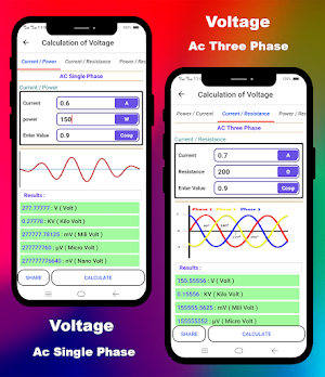 Electrical Handy Calculator 2021 Screenshot 3