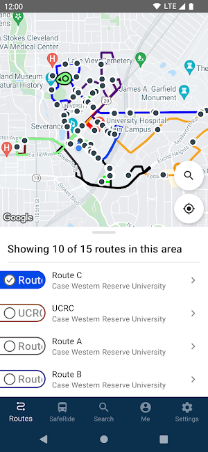 CWRU Spartan Ride Screenshot 3
