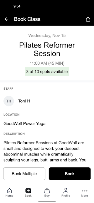 GoodWolf Power Yoga Screenshot 2