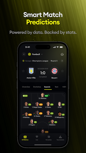 FlowScore - Live Sport Scores Screenshot 2