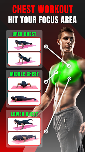 Chest Workout For Men 30 Days Screenshot 1