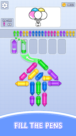Color Drop Puzzle Mania ASMR Screenshot 1