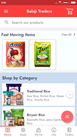Balaji Rice Screenshot 1