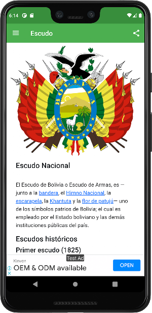 Símbolos Patrios de Bolivia Screenshot 3
