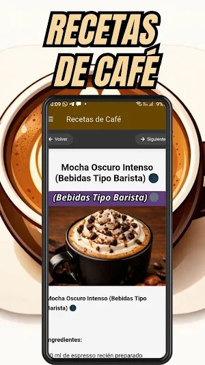 Recetas de Café - Barista Screenshot 2