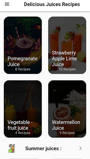 Juice Recipes Screenshot 2