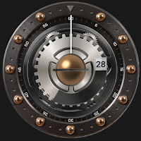 Metal Ball Watch Face