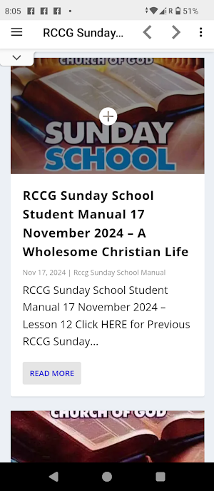 RCCG Sunday School Manual 2025 Screenshot 2
