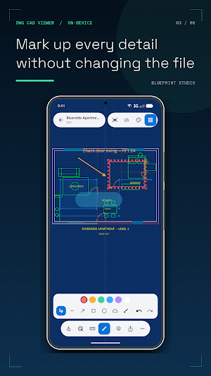 DWG CAD Viewer: DXF, STL Screenshot 2