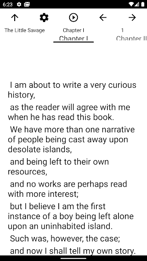Book, The Little Savage Screenshot 1