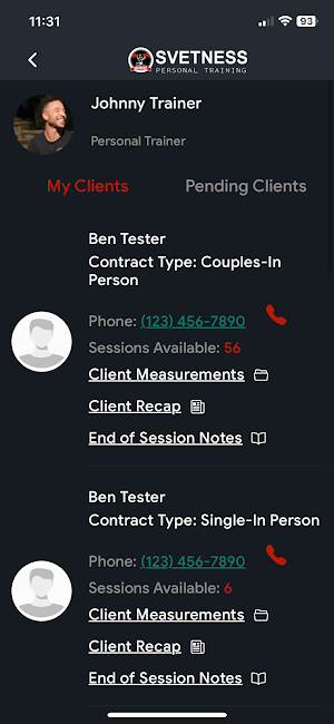 Svetness Trainers Screenshot 1